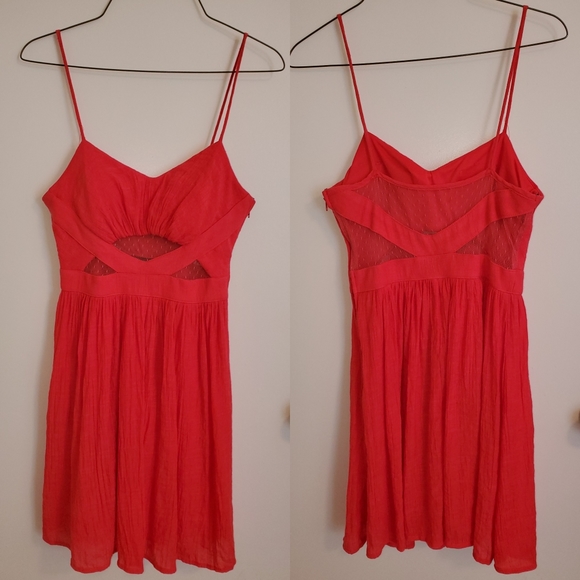 Jodi Kristopher Dresses & Skirts - Coral spaghetti strap dress